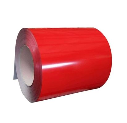 Warna Merah PPGI PPGL DX51D Pre-Painted Galvanized Iron Coil