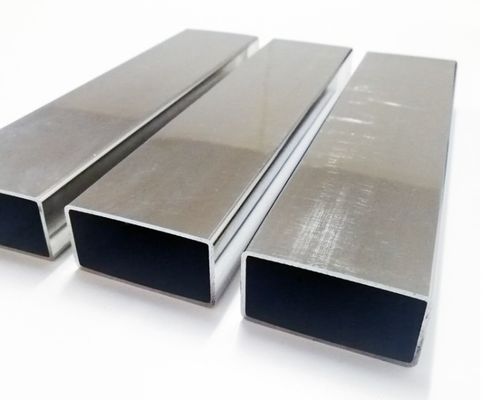 2 × 4 × 0,125 &quot; 6m Panjang 304 Stainless Tube persegi panjang