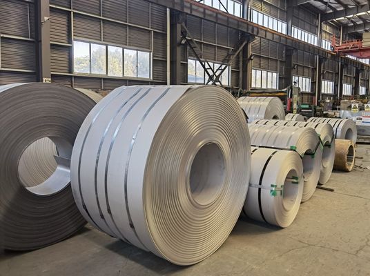Slit Edge Hot Rolled Stainless Steel Coil NO.1 Permukaan Kelas 201