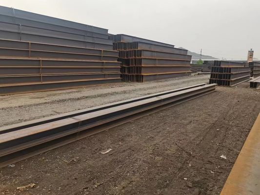 Baja Struktural Baja Karbon Profil Flang I Balok Besar ASTM A572 Kelas 55 5 &quot;X 16#