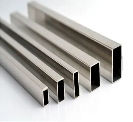Bentuk persegi panjang 201 tabung baja tahan karat 50 X 100 X 1,5 mm