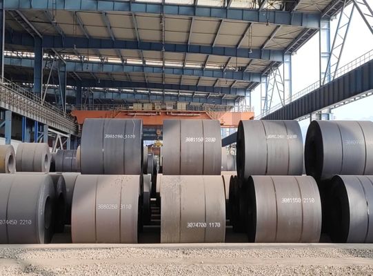 Q235 Koil baja karbon yang digulung panas dan minyak 3-25mm