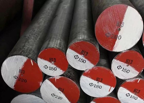 H13 Alat Baja Bulat Baja Karbon 1.2344 Baja Ringan Solid