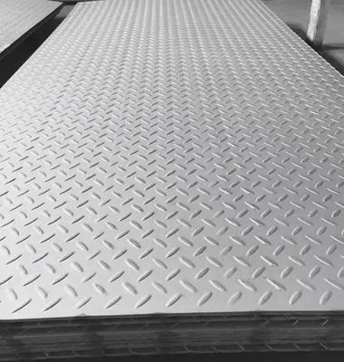 ASTM A240M Lembar baja tahan karat, 316L Hot Rolled SS Checkered Plat